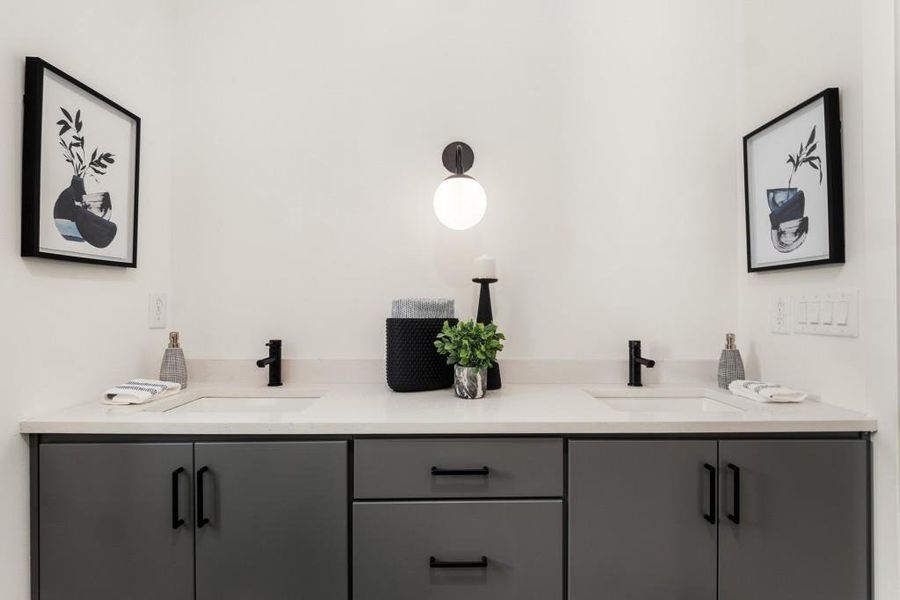 Furnished interior view inside a new home in Pelham Square, Atlanta (Image 6).