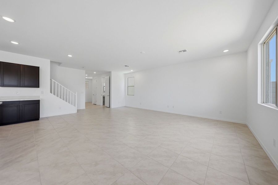 Representative unfurnished interior of a home built from the Pecan by Mattamy Homes in Baker Farms, Phoenix (Image 14).