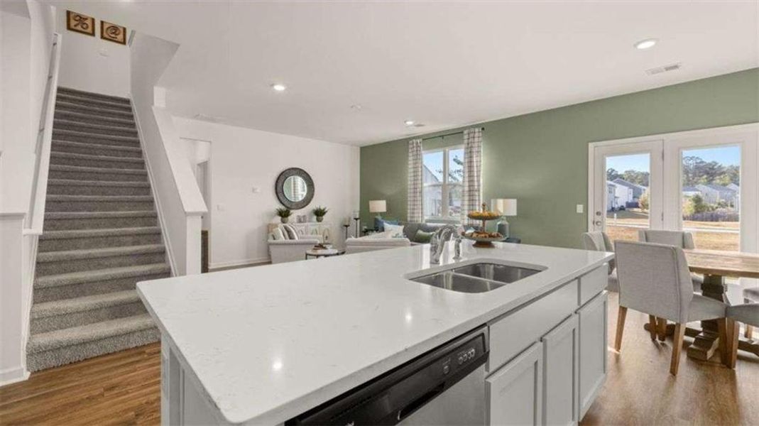 Furnished interior view inside a new home in Poplar Preserve, Newnan (Image 20).