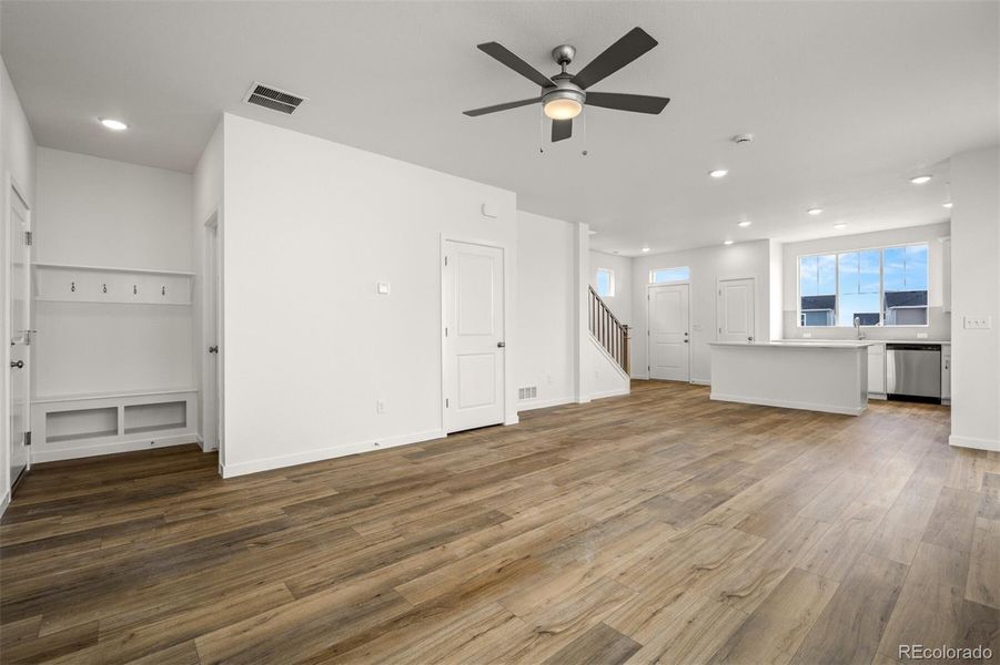 Spacious, unfurnished interior of a new home in Revel Crossing at Wolf Ranch – The Ascent Collection, Colorado Springs (Image 14).