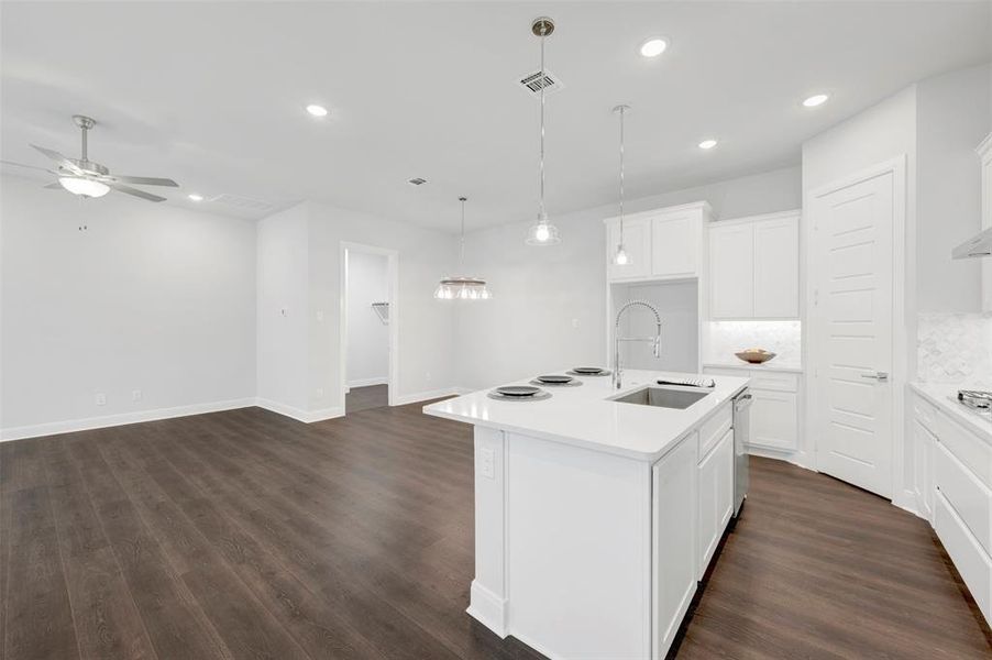 Furnished interior view inside a new home in The Retreat at Harvest, Argyle (Image 13).
