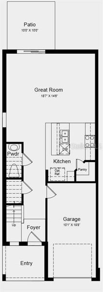 2D floor plan layout of this home in Waterstone, Groveland, FL (Image 2). 2D floor plan layout of this home in Waterstone, Groveland, FL (Image 2).