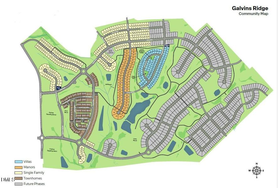 Galvins Ridge Site Map