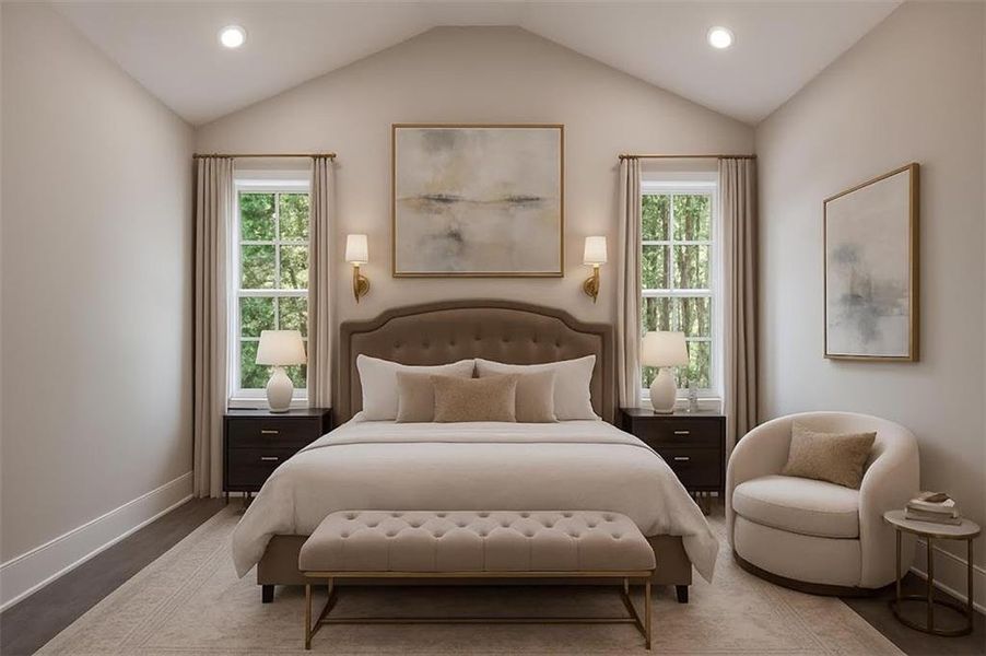 Furnished interior view inside a new home in , Bowdon (Image 5).