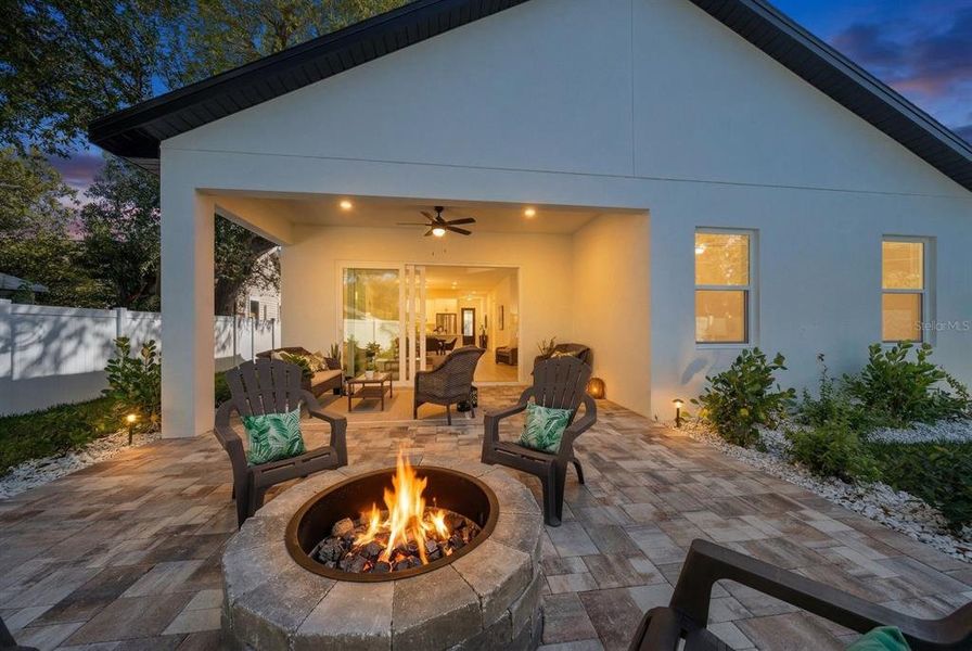 Exterior details and patio area of a home in , Dunedin (Image 24).