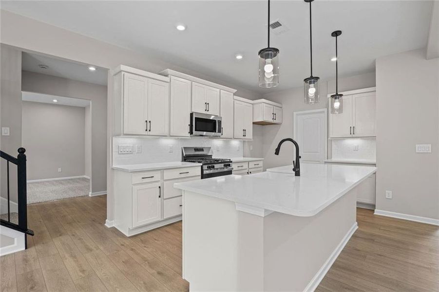 Furnished interior view inside a new home in Pickens Bluff, Dallas (Image 5).