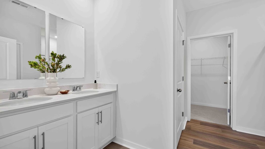Furnished interior view inside a new home in Secrest Commons, Monroe (Image 12).