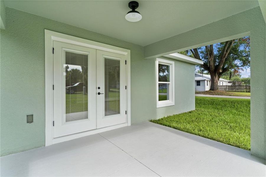 Exterior details and patio area of a home in , Wildwood (Image 27). Exterior details and patio area of a home in , Wildwood (Image 27).