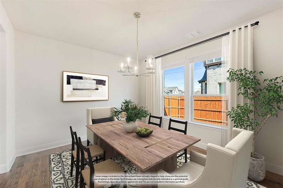 Furnished interior view inside a new home in Triple Diamond Ranch, Mansfield (Image 18).