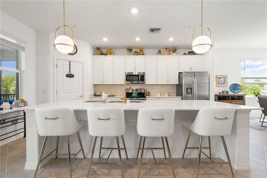 Furnished interior view inside a new home in , Punta Gorda (Image 36).