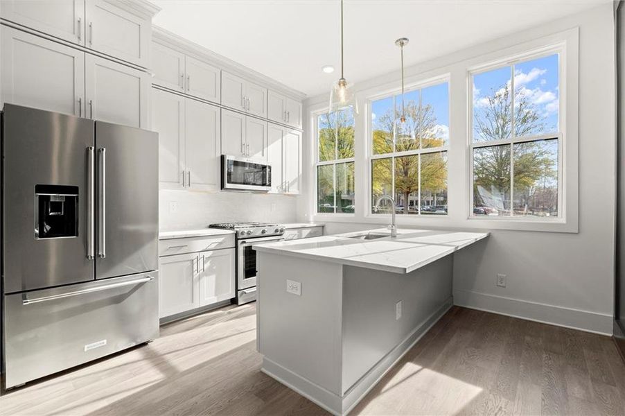 Furnished interior view inside a new home in , Alpharetta (Image 10).
