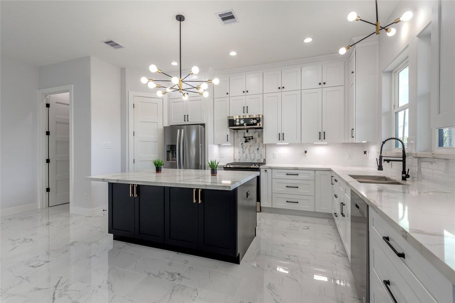 Furnished interior view inside a new home in , Galveston (Image 12). Furnished interior view inside a new home in , Galveston (Image 12).