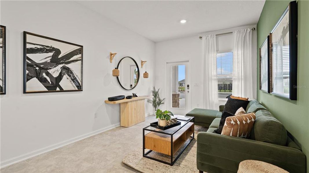 Furnished interior view inside a new home in , Clermont (Image 5). Furnished interior view inside a new home in , Clermont (Image 5).