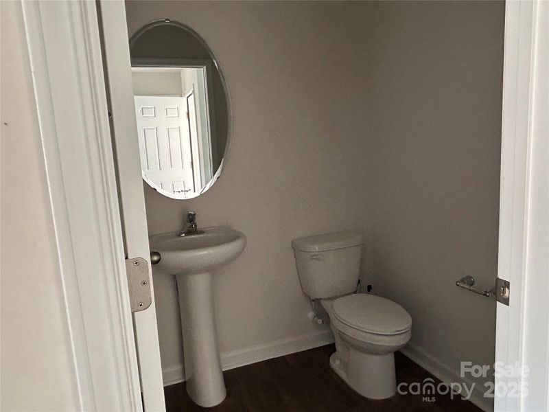 Half bath downstairs