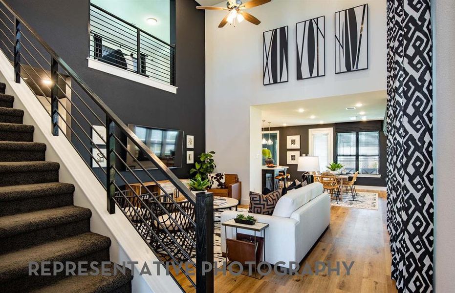 Furnished interior view inside a new home in Goodland, Midlothian (Image 32).