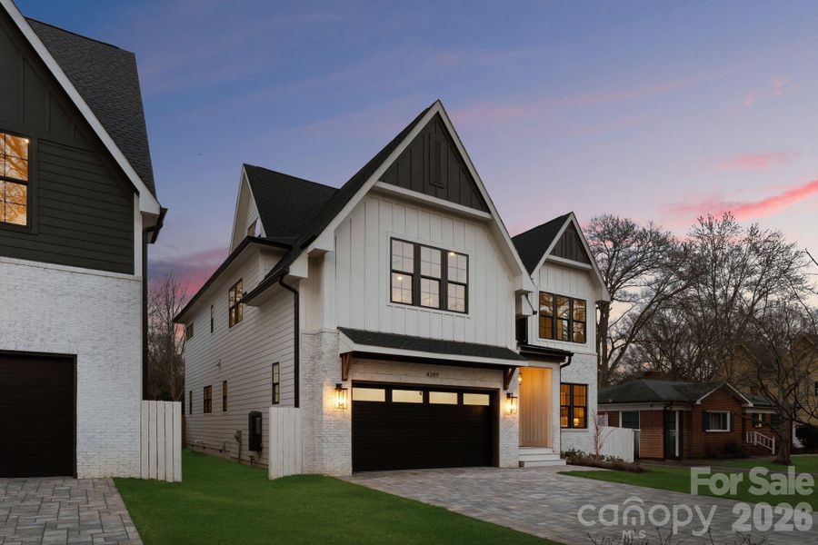 Front exterior of a new home in , Charlotte, NC, highlighting curb appeal (Image 26).