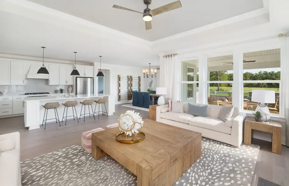 Furnished interior view inside a new home in Forestwood, Longs (Image 4).