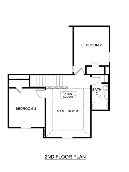 2D floor plan layout for the Florence by D.R. Horton in The Reserve at Spiritas Ranch, Little Elm, TX (Image 4).