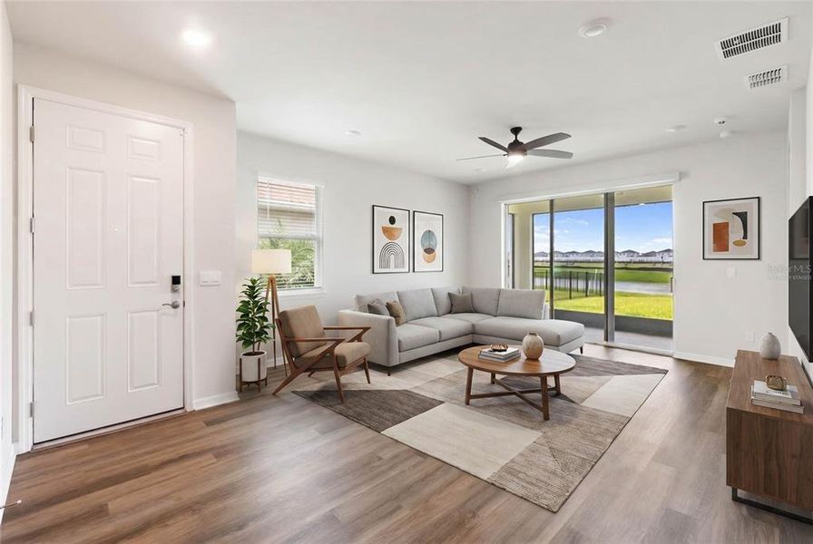 Furnished interior view inside a new home in Star Farms at Lakewood Ranch, Lakewood Ranch (Image 8).