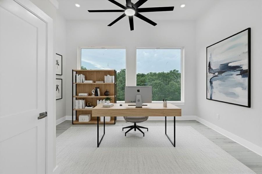 Image have been virtually staged to show potential furniture placement.