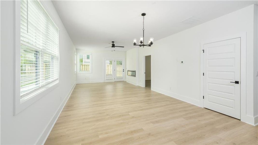Spacious, unfurnished interior of a new home in The Village at Sandy Plains, Marietta (Image 11).