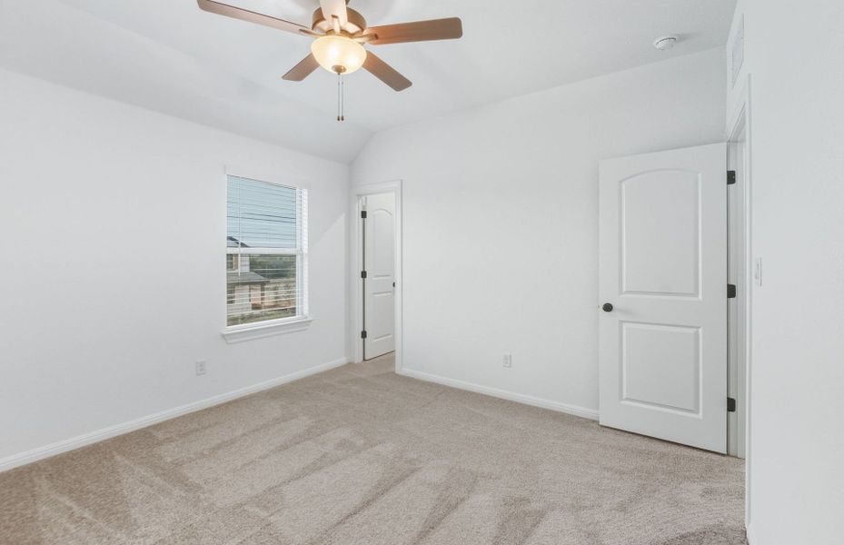 Spacious, unfurnished interior of a new home in Saddleback at Santa Rita Ranch, Liberty Hill (Image 58). Spacious, unfurnished interior of a new home in Saddleback at Santa Rita Ranch, Liberty Hill (Image 58).