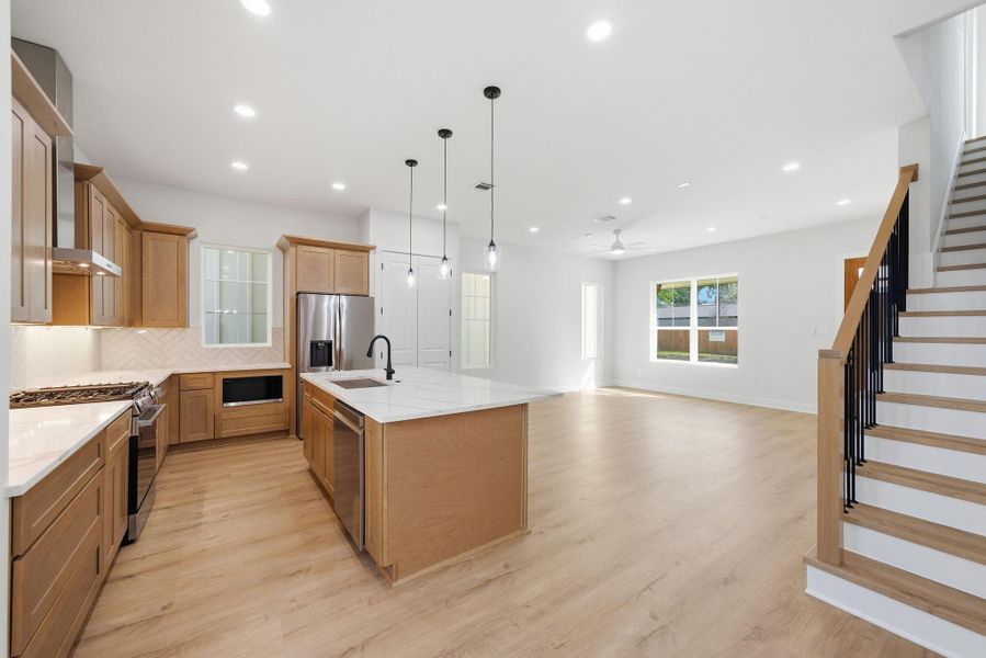 Furnished interior view inside a new home in , Houston (Image 5). Furnished interior view inside a new home in , Houston (Image 5).