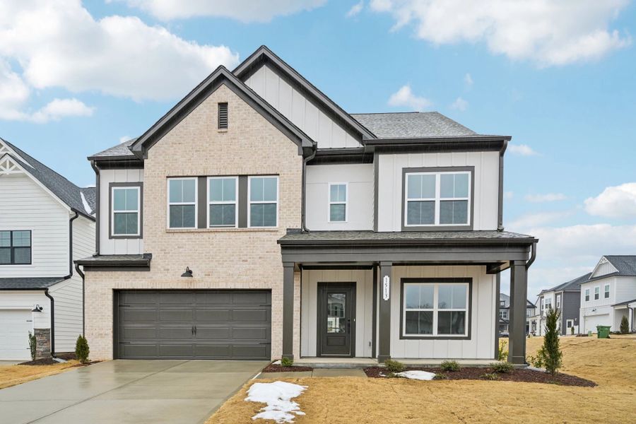 Exterior  - Earthy and warm tones feel rooted in place.