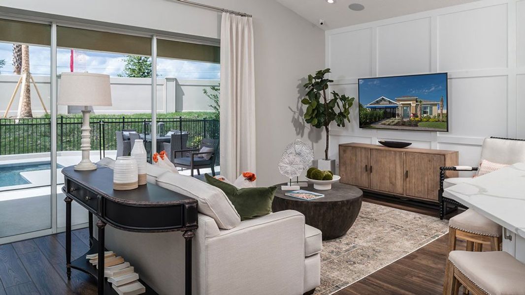 Representative furnished interior of a home built from the Saint Thomas by Taylor Morrison in Central Park, Port St. Lucie (Image 17).
