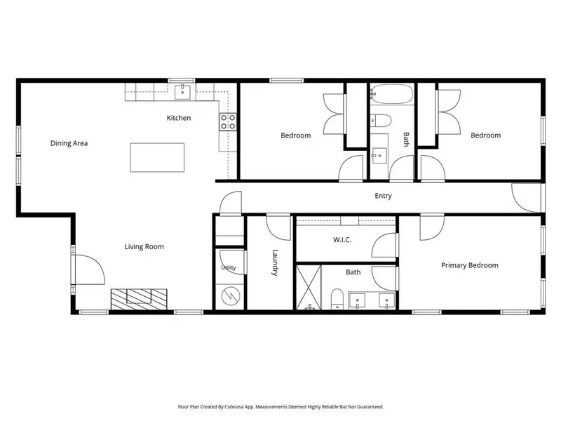 2D floor plan layout of this home in , Granbury, TX (Image 3).