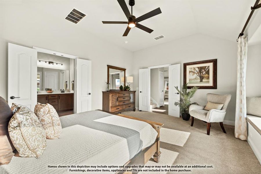 Furnished interior view inside a new home in Sunset Ridge, Alvarado (Image 31). Furnished interior view inside a new home in Sunset Ridge, Alvarado (Image 31).