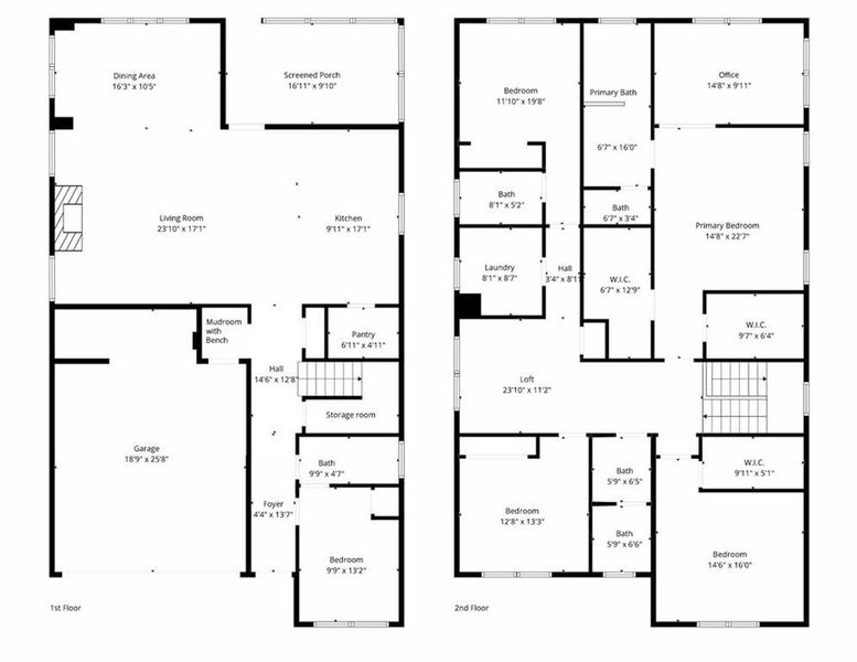2D floor plan layout of this home in , Scottdale, GA (Image 7).