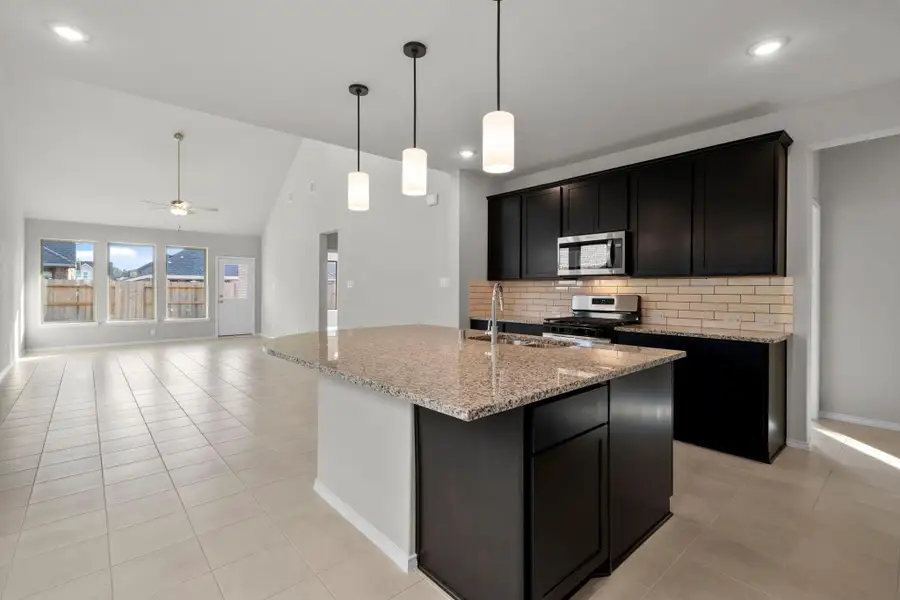 Furnished interior view inside a new home in The Trails, New Caney (Image 12). Furnished interior view inside a new home in The Trails, New Caney (Image 12).