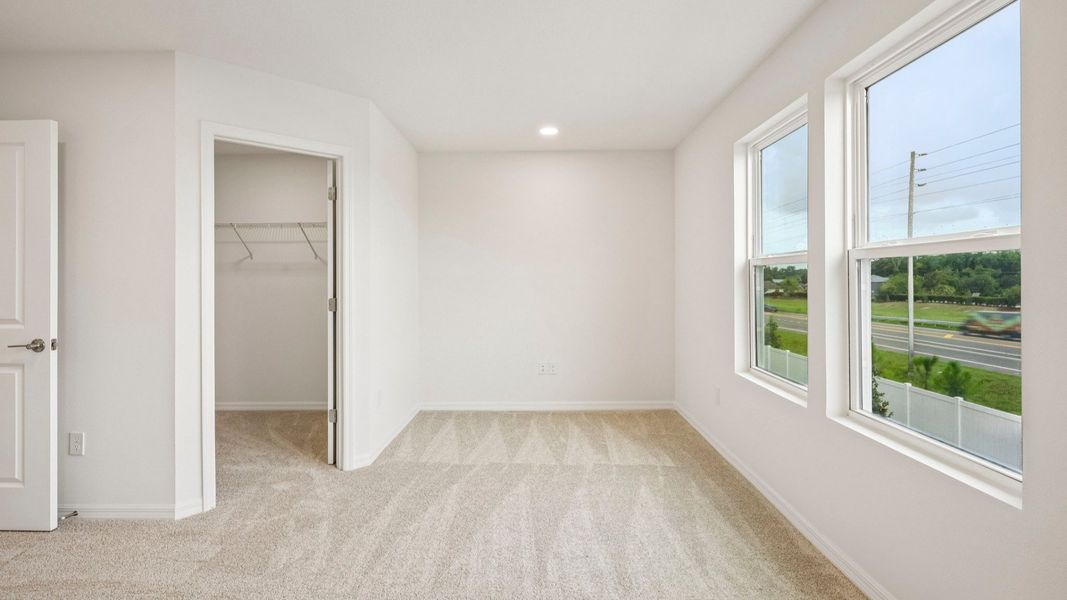 Furnished interior view inside a new home in Twin Oaks, Zephyrhills (Image 22). Furnished interior view inside a new home in Twin Oaks, Zephyrhills (Image 22).