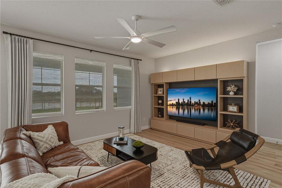Furnished interior view inside a new home in , San Antonio (Image 13).