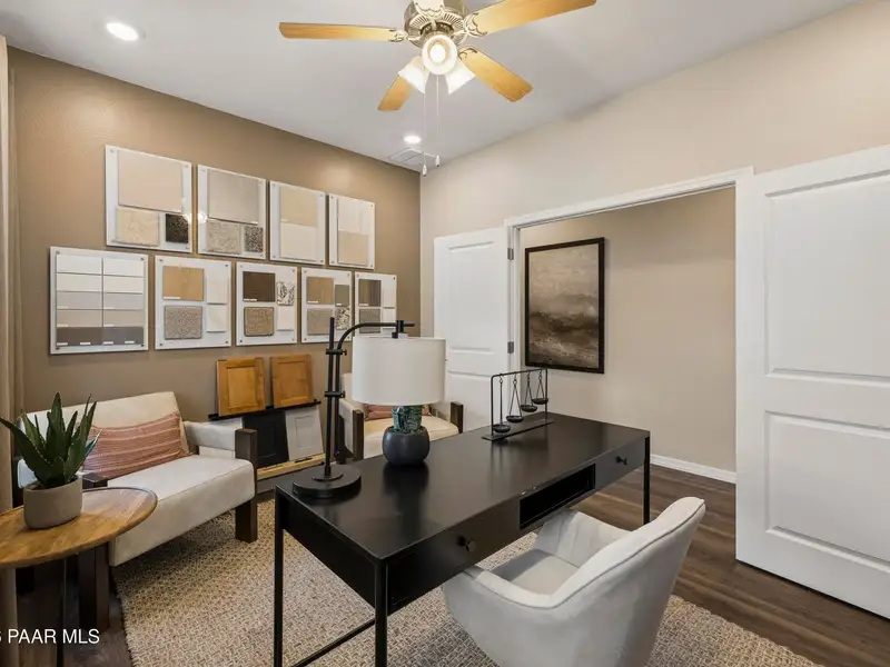 Furnished interior view inside a new home in South Ranch Southern Collection, Prescott (Image 18). Furnished interior view inside a new home in South Ranch Southern Collection, Prescott (Image 18).