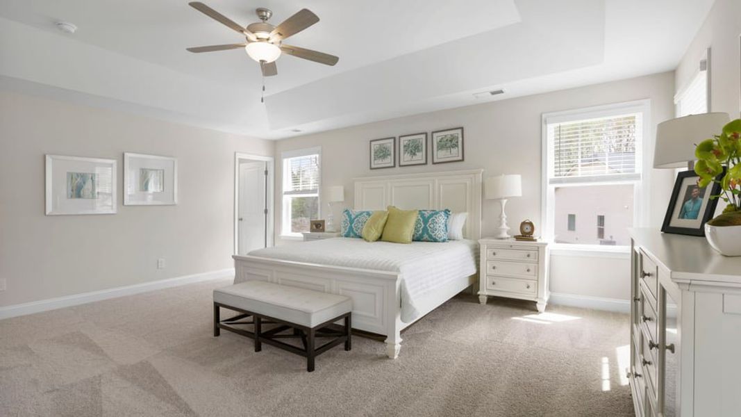 Furnished interior view inside a new home in Edgewood Estates, Greenville (Image 28).