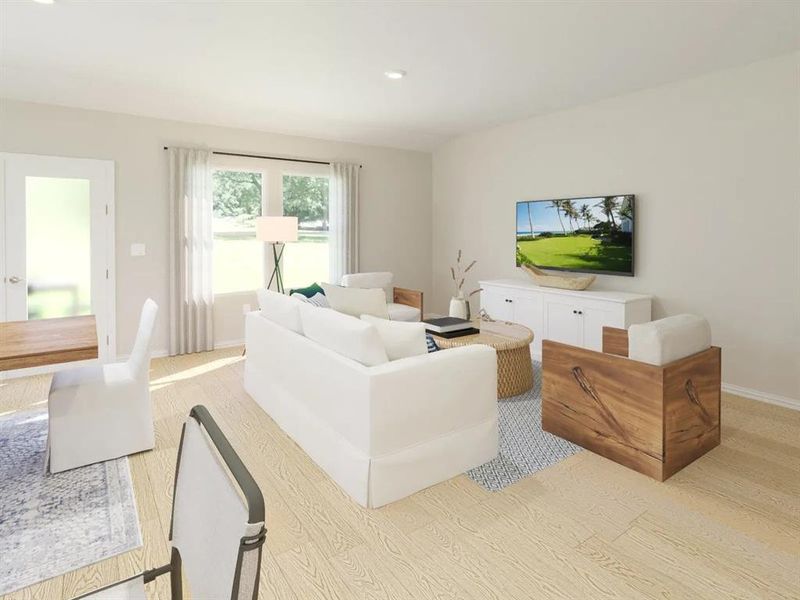 Furnished interior view inside a new home in Stratton Place, Greenville (Image 7).