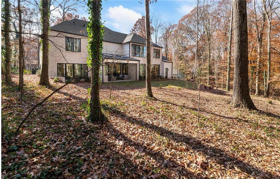 Exterior details and patio area of a home in , Alpharetta (Image 31).
