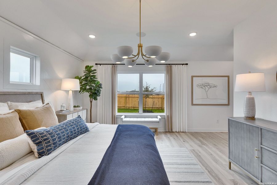 Furnished interior view inside a new home in Westridge, San Antonio (Image 23).