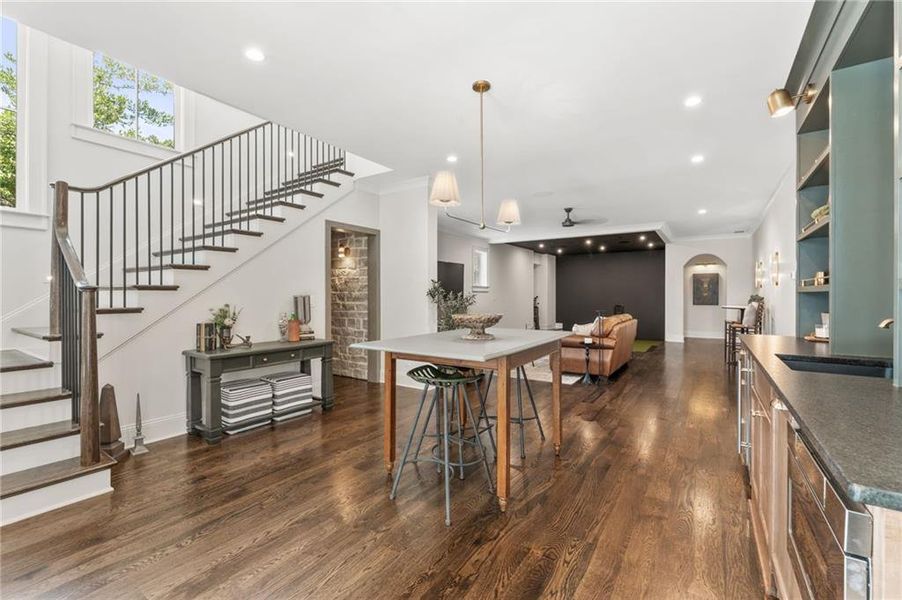Furnished interior view inside a new home in , Marietta (Image 40).