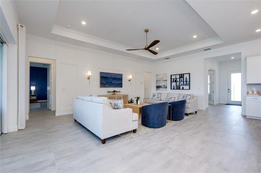 Furnished interior view inside a new home in , Englewood (Image 10).