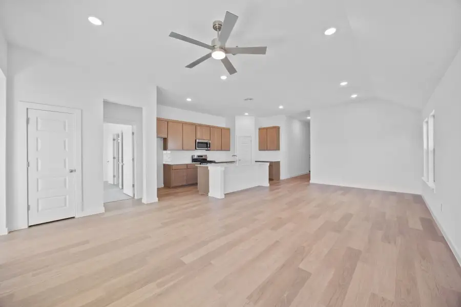 Living and Dining in the Quartz home plan by Trophy Signature Homes – REPRESENTATIVE PHOTO Living and Dining in the Quartz home plan by Trophy Signature Homes – REPRESENTATIVE PHOTO