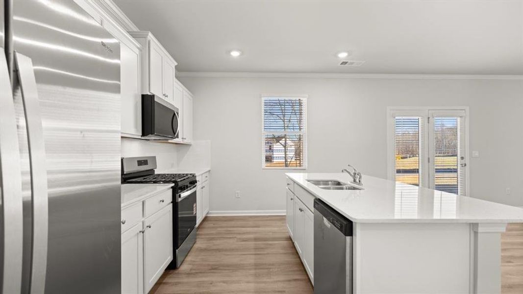 Furnished interior view inside a new home in Braselton Village, Braselton (Image 5).