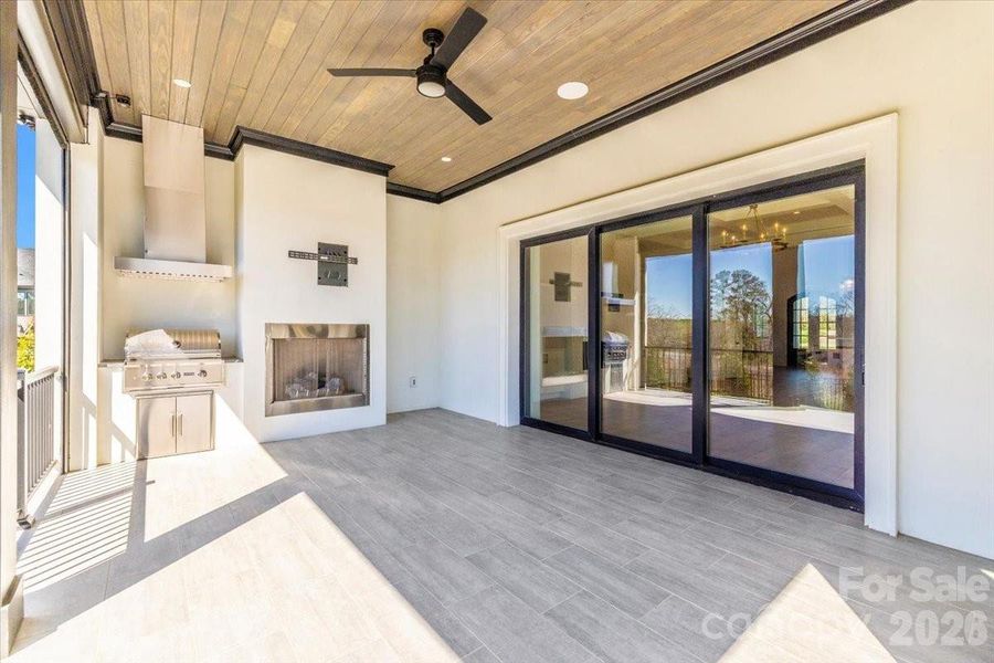 Exterior details and patio area of a home in , Weddington (Image 22). Exterior details and patio area of a home in , Weddington (Image 22).