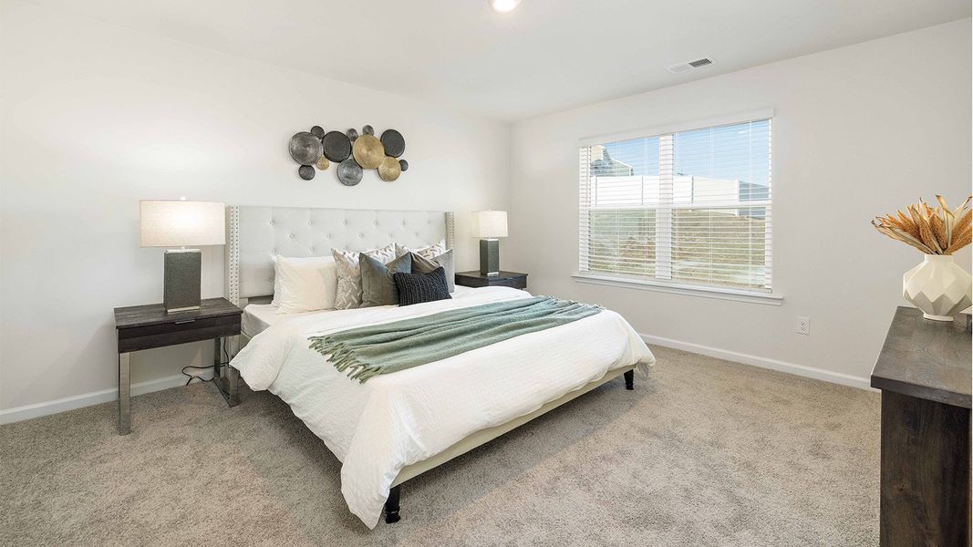 Representative furnished interior of a home built from the Aria by D.R. Horton in Shepherd's Farm, Mooresville (Image 15).
