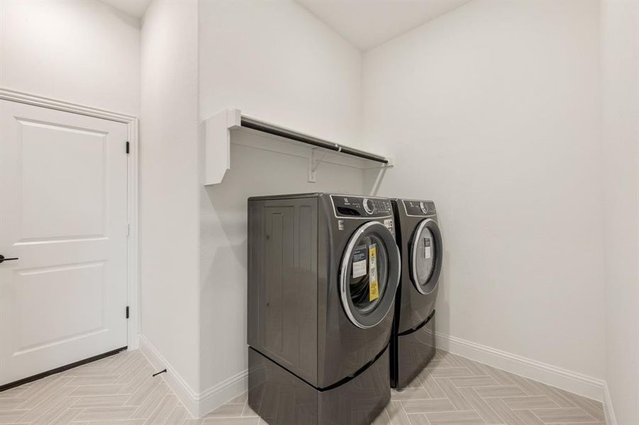 Furnished interior view inside a new home in Timberbrook 4B, Justin (Image 6). Furnished interior view inside a new home in Timberbrook 4B, Justin (Image 6).