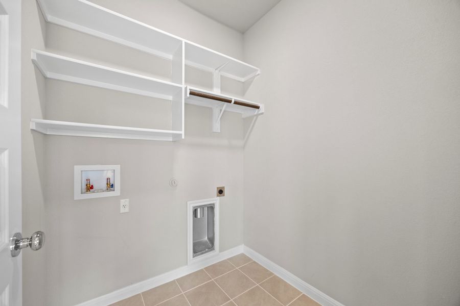 Utility Room in the Spruce home plan by Trophy Signature Homes - REPRESENTATIVE PHOTO Utility Room in the Spruce home plan by Trophy Signature Homes - REPRESENTATIVE PHOTO