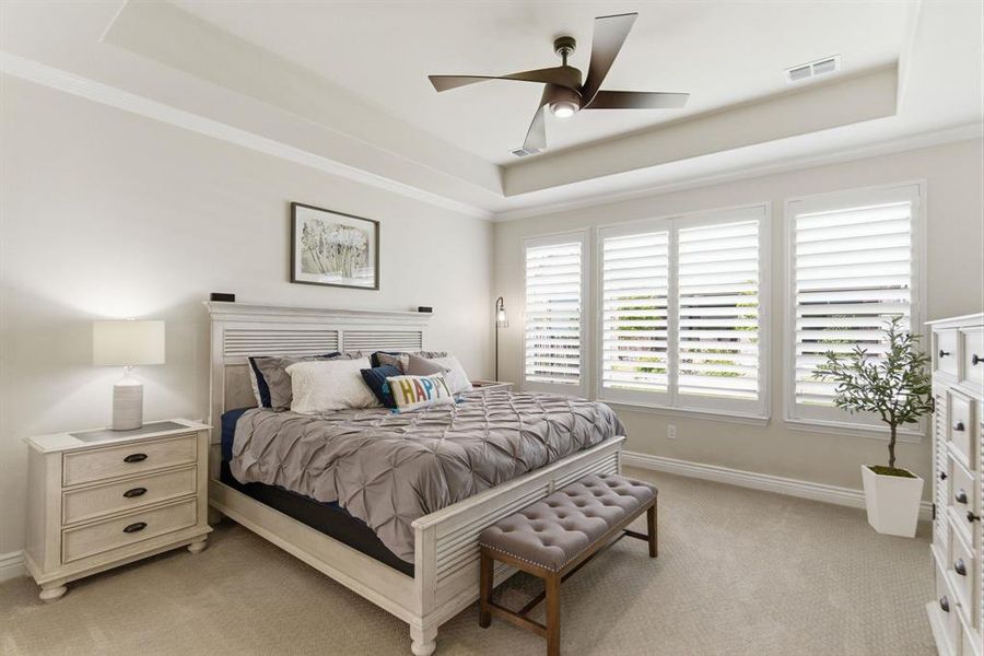 Furnished interior view inside a new home in , Denton (Image 18).