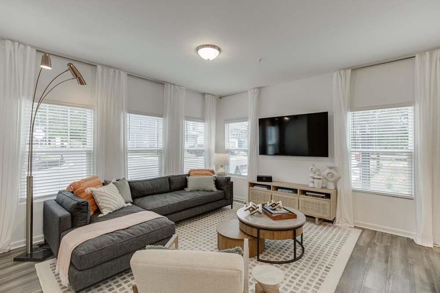 Furnished interior view inside a new home in Laurelwood, Douglasville (Image 7).